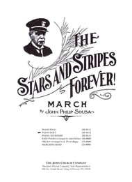 Stars and Stripes Forever piano sheet music cover Thumbnail